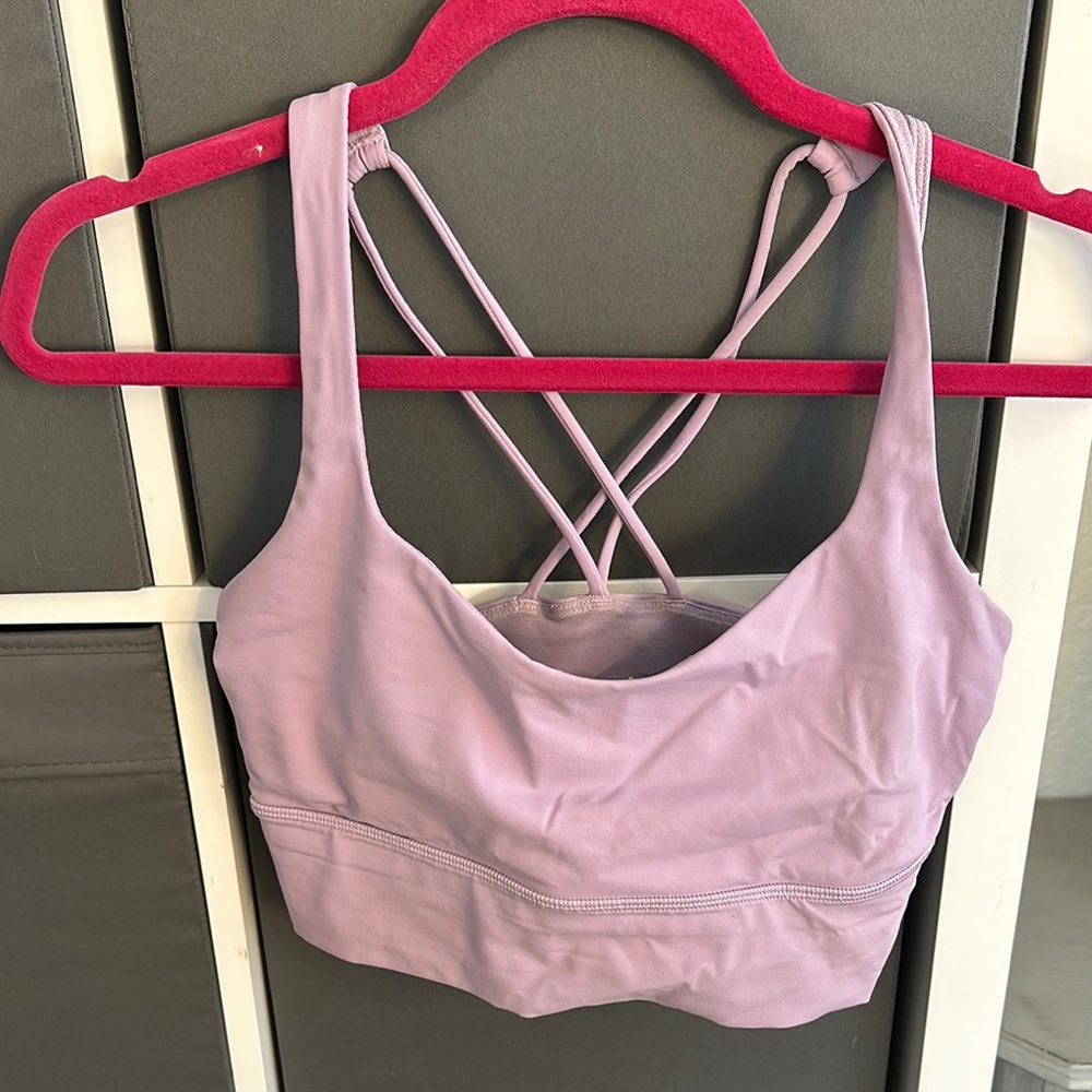 Lululemon Lavender Strappy Sports Bra